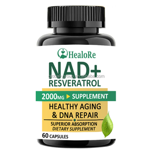 Uw Logo Resveratrol Nad + Supplement Druivenzaad Extract Capsules Antioxidant Gezondheid Resveratrol Nad + Capsules - Product Image 6