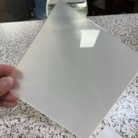 Chinaplas 2mm 3mm recyclé opale lumière diffuse blanc givré extrudé Pmma fonte feuille acrylique panneau publicitaire pour Led