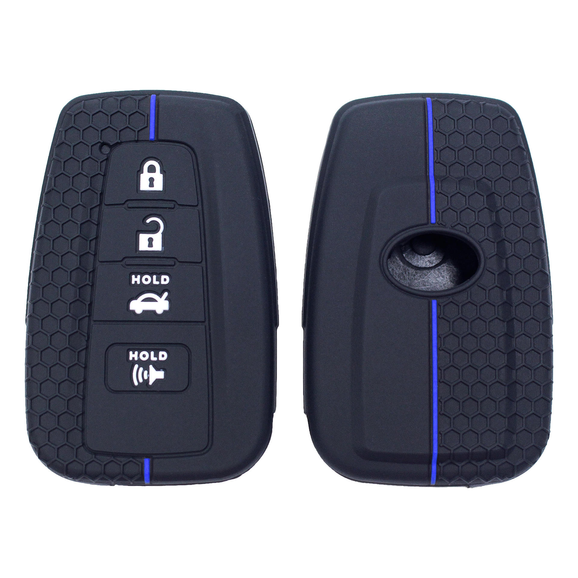 Ligne bleue à 4 boutons