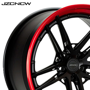 JZCNCW Nouvelles jantes en alliage d'aluminium forgé sur mesure en deux parties 5x112mm à lèvre profonde pour C118 M8 F91-F93 W212-222 (Aluminium 6061-T6) - Product Image 6