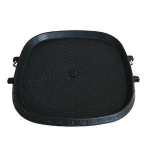 Hot Sale Cast Iron <strong>Frying</strong> <strong>Pan</strong> Non Stick Skillet Flat <strong>Pan</strong> Barbecue Non-stick <strong>Grill</strong> <strong>Pan</strong> - Product Image 2