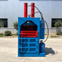 Presse à balles hydraulique verticale, haute performance, faible coût d'entretien, pour le recyclage des bouteilles en plastique PET
