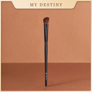 Cangzhou <b>Makeup</b> Brush Angled Nose Shadow Brush Wooden Handle Horsehair Single Piece Beauty <b>Tool</b> - Product Image 3