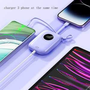 Banco de energía ultraportátil de 10000mAh con cargador rápido Compatible con dispositivos iPhone 15 14 <span class=keywords><strong>Pro</strong></span> Max Potencia de salida de 10W/20W - Product Image 4