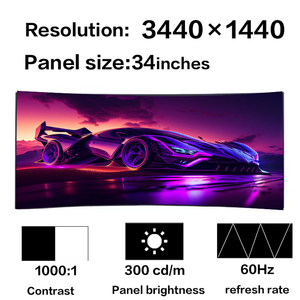 หน้าจอโค้ง IPS LCD ขนาด 34 นิ้ว รุ่นใหม่ LM340UW3-SSA1 - Product Image 3