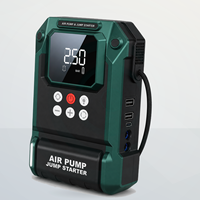 Démarreur d'urgence routier avec pompe à air, S400 1200A 12V, gonfleur de pneus, compact, portable, charge rapide