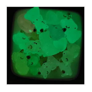 Mini Figurines miniatures de dessin animé, <span class=keywords><strong>licorne</strong></span>, animaux, brille dans le noir, <span class=keywords><strong>licorne</strong></span> pour paysage, fée, jardin, accessoires de décoration, 100 pièces - Product Image 3