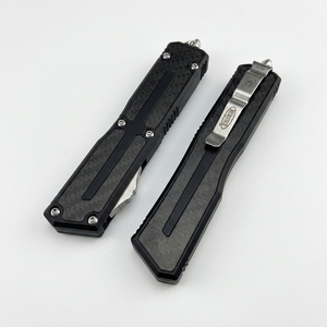 Cuchillo de Camping Micro Tech Beetle Edición Aluminio, Herramienta EDC de Bolsillo de Alta Calidad, Acero Inoxidable, Mango de Aluminio OEM - Product Image 5