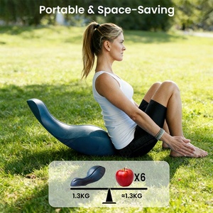 ONEMAX Großhandel Pilates Studio Oov Yoga Wirbelsäulen korrektor Hot Life Übung Back Core Training PU Material Schwarz Multifunktion - Product Image 3
