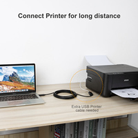 Fabrik-Großhandel USB3.0 Stecker-zu-Buchse Verlängerungskabel mit Geflechtabschirmung aus TPE-Material für Computer & Drucker - Auf Lager