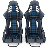 Siège baquet de course automobile sur mesure, haute qualité, en fibre de carbone/fibre de verre, pour sièges de course de voitures de luxe