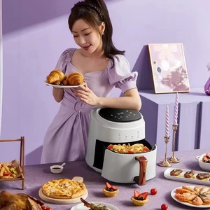 Friteuse à air numérique multifonctionnelle sans huile de grande capacité 8L avec écran tactile pour la maison, machine de cuisson sans four - Product Image 3