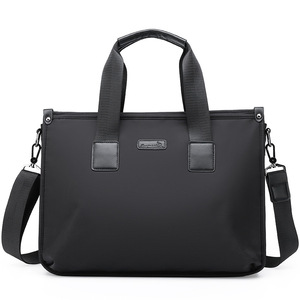 Nueva Bolsa de Hombro Cruzada de Piel Vacuna y Nylon para Portátil, Estilo Casual y de Negocios, Ligera y Delgada, Venta al Por Mayor - Product Image 6