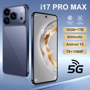 Smartphone A17 Pro 5G LTE de <span class=keywords><strong>7</strong></span>.3 Pulgadas, Octa Core, 16+512GB, Cámara Trasera de 108MP HD, Batería de 8000mAh, Pantalla OLED de 120Hz, Android 15, Doble SIM, Reconocimiento Facial - Product Image 1