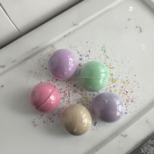 Private Label 100g buntes Bad Fizzer Ball Entspannende Glättung Feuchtigkeit spendendes veganes Bad für Bomb Low MOQ Großhandel - Product Image 2