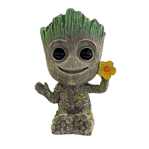 Decorazione per Acquario Ornamento in Resina Carino Baby <span class=keywords><strong>Groot</strong></span> con Pietra a Bolle - Product Image 2