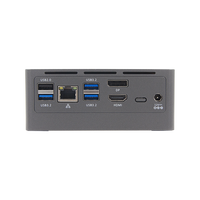 Mini PC Intel Celeron N100 Quad Core 2024 Baru, Win11 Pro, DDR4, SSD 256GB, Wi-Fi 6 Dual-Band, untuk Kegunaan Bisnis