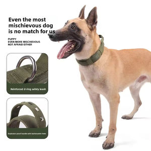 Collier tactique pour chien en sangle EVA rembourrée à dégagement rapide, avec poignée cloutée de rivets, design personnalisé d'usine, haute qualité et tendance - Product Image 2