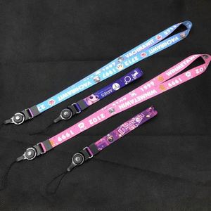 Wholesale Heat Transfer Printing Ribbon Hanging Strap Mobile Phone <b>Lanyard</b> Work Permit Hanging Rope Customizable logo Pattern - Product Image 4