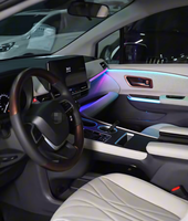 ICarsin mise à niveau 256 couleurs symphonie Led éclairage ambiant intérieur de voiture pour Toyota Sienna 2021-2024 accessoires de décoration de bande