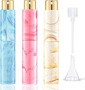 In Stock 10ML Luxurious <b>Refillable</b> ABS Rotary Cosmetic Oral Spray Glass Perfume Empty Bottle - Product Image 1