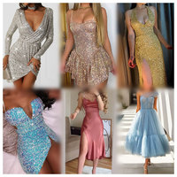 Robes de soirée de styles variés, vêtements élégants en stock, Ropa De Mujer, livraison aléatoire, robes pour femmes, robes élégantes pour soirée