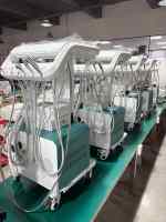 Máquina Dental Veterinaria de Velocidad Ajustable, Soporte para Dos Piezas de Mano, Ideal para Perros y Gatos