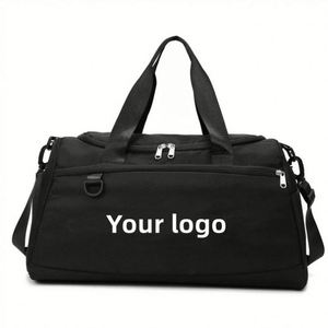 Sac de sport personnalisé avec logo imprimé, en tissu Oxford durable, compartiment à chaussures, pour hommes et femmes, MOQ 10 pièces - Product Image 1