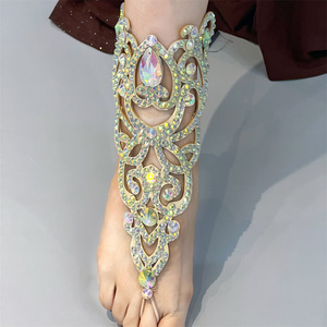 Chaînes <span class=keywords><strong>de</strong></span> cheville <span class=keywords><strong>de</strong></span> luxe pour <span class=keywords><strong>danseuse</strong></span> et accessoires d'anneau pour <span class=keywords><strong>pieds</strong></span> <span class=keywords><strong>de</strong></span> danse orientale Équipement <span class=keywords><strong>de</strong></span> performance pour adultes et danseuses du ventre - Product Image 1