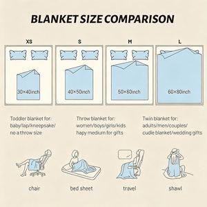 Couverture en flanelle polaire ultra douce et chaude avec impression de logo personnalisé, élégante et décorative pour la maison - Product Image 5