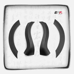 Pieza de fibra de vidrio Abarth para Fiat 500 S3 EPA, 4 piezas, guardabarros traseros anchos, estilo aerodinámico, mejora de estilo widebody. - Product Image 1