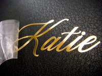 Autocollant métallique étanche avec logo en relief 3D Autocollants en métal nickel pour transfert de feuille d'or