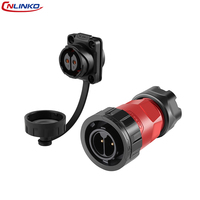 Connecteur circulaire d'alimentation étanche IP68 CNLINKO YM20 2-14 broches, prise aviation en plastique M20, connecteur électrique industriel
