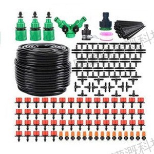 Kit d'irrigation goutte à goutte 50 mètres 1/2 pouce PVC, flexible, efficace pour l'arrosage des plantes en pot et des jardins extérieurs - Product Image 5