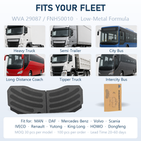 Kampas Rem Cakram Truk & Bus Tugas Berat OEM Pabrik WVA 29087 Grosir untuk Pengadaan Suku Cadang Armada untuk MAN DAF VOLVO SCANIA BYD
