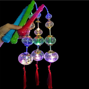 Varita luminiscente de juguete para niños, varita luminosa de goma Led para cumpleaños, regalo de princesa - Product Image 4