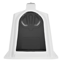 Terrui1250 Abri pour veau en LLDPE rotomoulé avec grandes fenêtres de ventilation arrière pour l'élevage individuel des veaux dans les fermes laitières