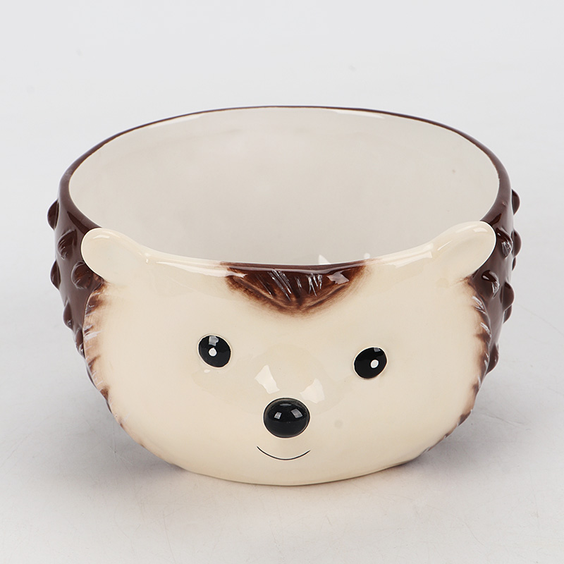Théière FOXTROT - Thème Hérissons - Porcelaine Blanche + Infuseur Métal