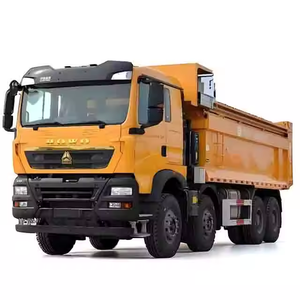 Camion benne HOWO à transmission intégrale automatique, nouveau modèle, avec benne en U et portes latérales, 8x8, moteur diesel 371-420 ch - Product Image 1