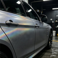 Film de protection de peinture automobile TPU gris arc-en-ciel super mat 1,52*15M PPF pour enveloppement complet de la voiture