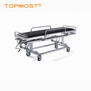Carrito de Transporte Manual de Aleación de Aluminio de Alta Calidad YK-TS021, Carro de Hospital Azul con Capacidad para 600 Libras - Product Image 2