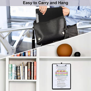 Portablocco in Plastica Nera A4 Personalizzabile <span class=keywords><strong>con</strong></span> Logo per Promozioni - Product Image 5