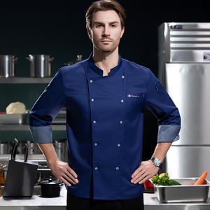 Veste de chef japonaise, uniforme de restaurant, veste de chef, uniforme de cuisine, veste de chef pour homme, fabricant de veste de chef, uniforme d'hôtel pour homme - Product Image 4