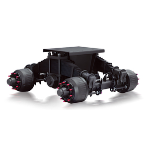 ระบบกันสะเทือน<span class=keywords><strong>โบกี้</strong></span>เพลาลากจูงรถพ่วง DARO 32T-OE DR3202 สำหรับงานหนัก 32000 กก. อะไหล่รถกึ่งพ่วง <span class=keywords><strong>แกน</strong></span><span class=keywords><strong>เพลา</strong></span> 150 มม. สปริงแหนบ 980 มม. - Product Image 1
