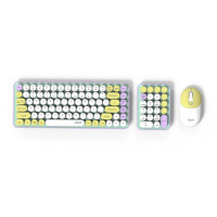Kualitas Tinggi Ramping 2,4 GHz Nirkabel Mini Tahan Air Ultra Tipis Ergonomis Combo Keyboard dan Mouse Gaming T83 1200 DPI Steam