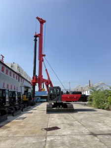 Impianto di Perforazione Rotante Cingolato DR-130 - Profondità Massima di Perforazione 30m Macchina per Palificazione - Product Image 3