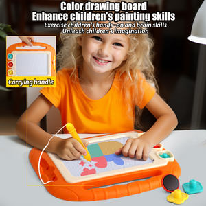 Mainan menulis Doodle warna-warni edukasi dini papan gambar lukis plastik dapat dihapus untuk anak-anak - Product Image 3
