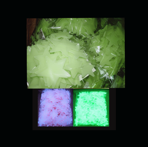 100 cái/túi 3Cm Xách Tay Phát Sáng Trong Bóng Tối Đồ Chơi Sáng Sao Phòng Ngủ Sofa Huỳnh Quang PVC Dán Cho Trẻ Em Phòng Tường Trang Trí - Product Image 1