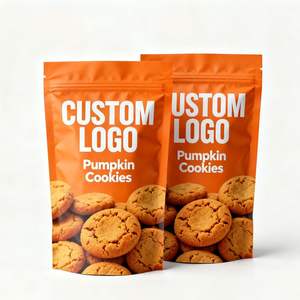 Sacs d'emballage personnalisés pour aliments, sacs refermables avec logo, anti-odeur, imprimés numériquement pour fruits et biscuits - Product Image 4