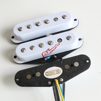 Donlis 1 Ensemble Micro Guitare Simple DS53 Années 60 Vintage Alnico 5 ST Avec Bobine à Bâtis Plats pour Guitares SSS de Qualité